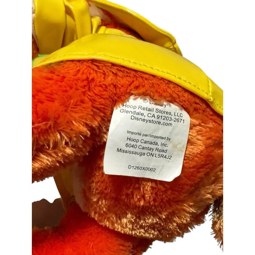 The Disney Store Winnie The Pooh Rainshop Tigger 10” Stuffed Plush Rain Coat